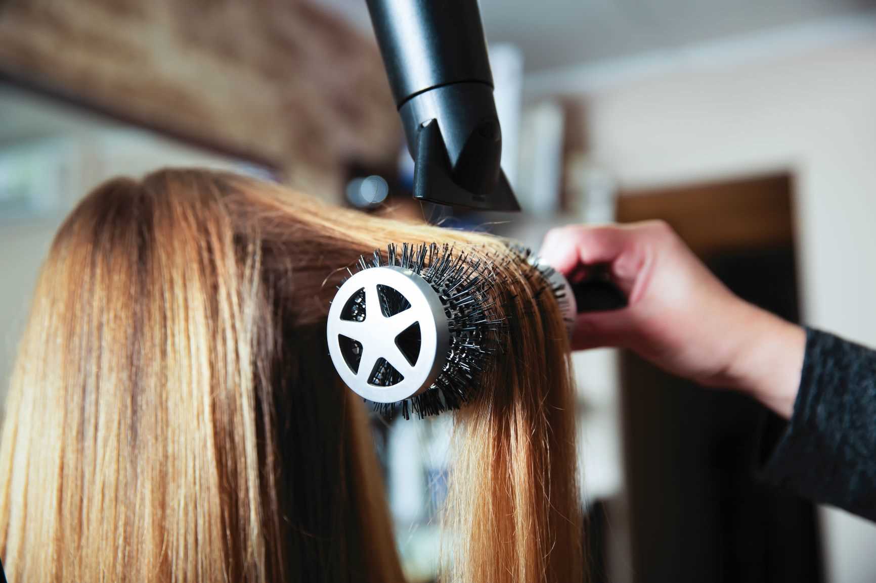blow drying
